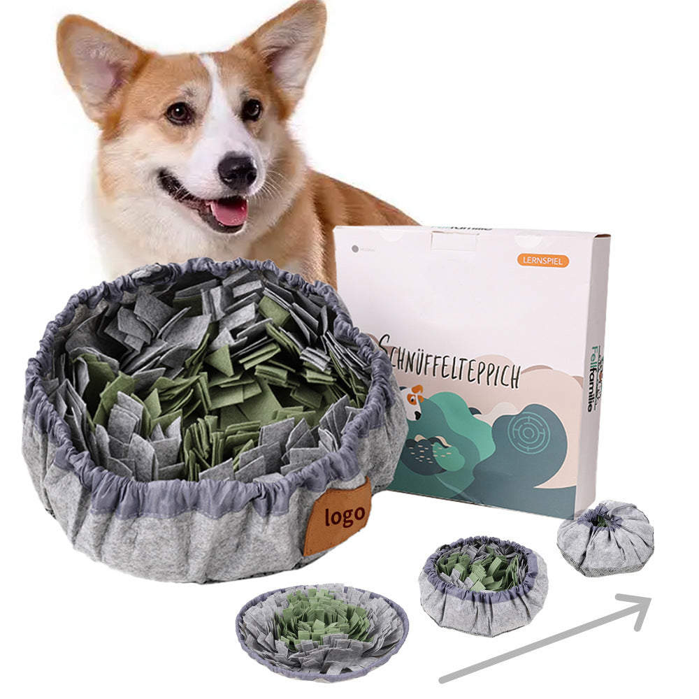 Dog Foldable Snuffle Mat Bowl